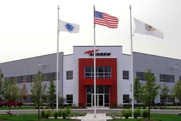 Andrew Corporation entry with flags